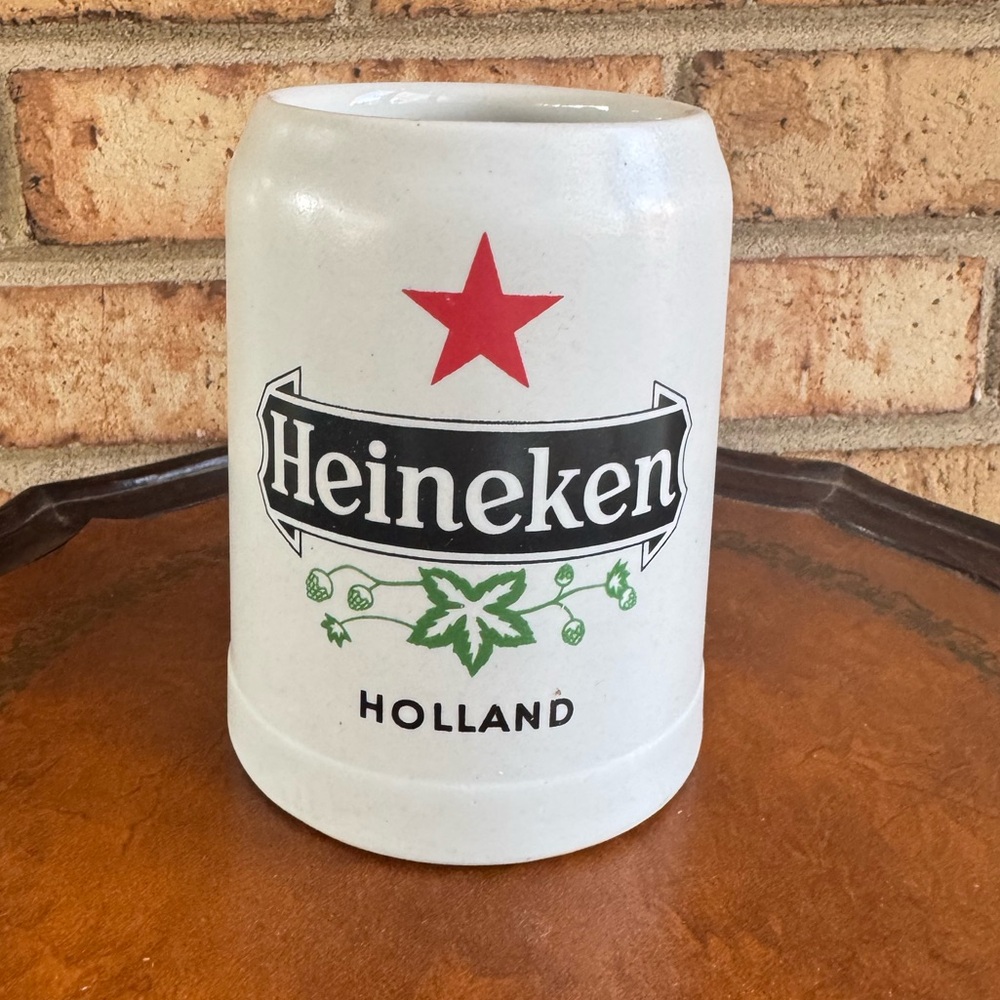Heineken Beer Stein with Red Star HOLLAND